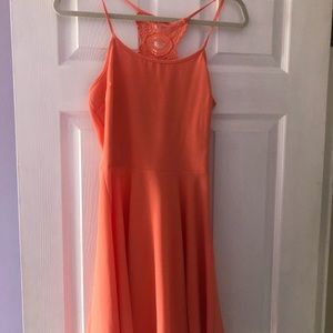 Coral summer dress